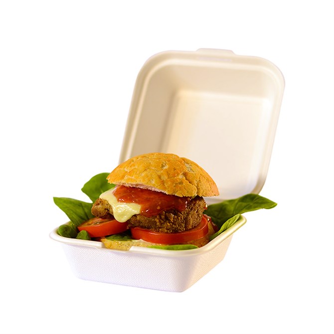scatola per asporto hamburger
